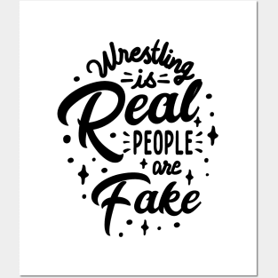 Ring Truth Revolution - Wrestling is Real People are Fake Posters and Art